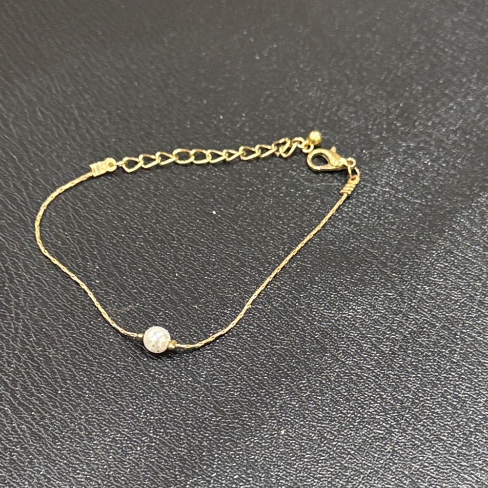 1 Single Bead Chain Bracelet - Women Jewelry